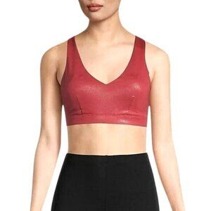 IDEOLOGY- WOMENS LINED PULL OVER CROSS BACK STRAPS SPORTS BRA SIZE X-SMALL-NWT